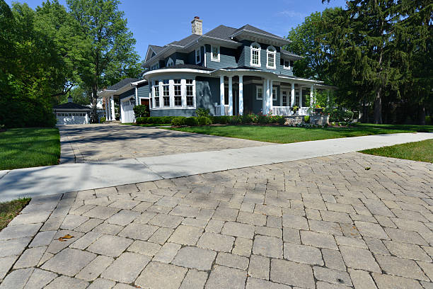 Permeable Paver Driveway in Sterling, KS